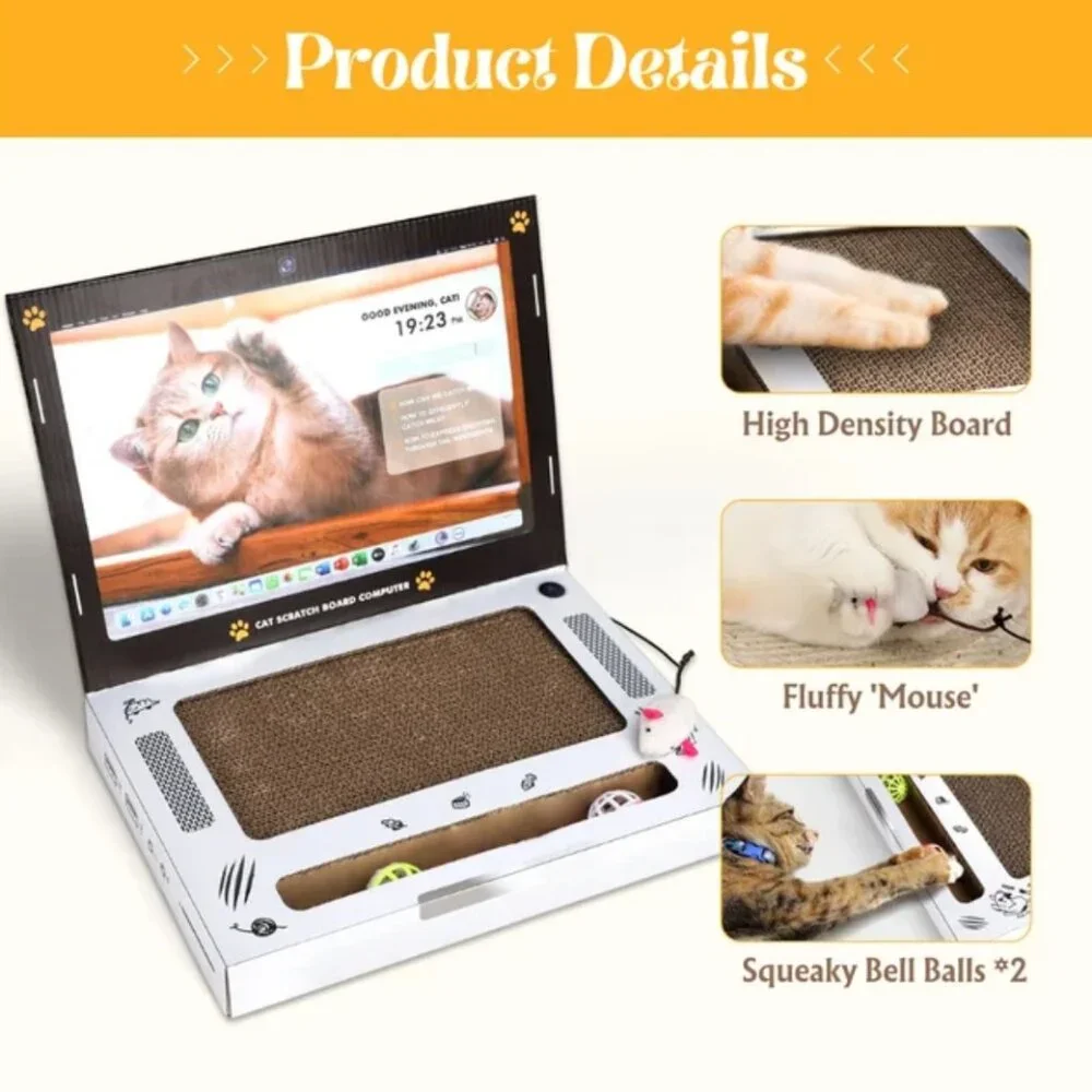 Cat Laptop Scratcher | Cardboard Cat Scratcher 